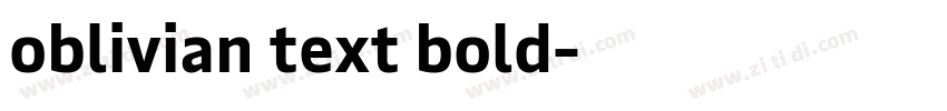 oblivian text bold字体转换 oblivian text bold字体转换
